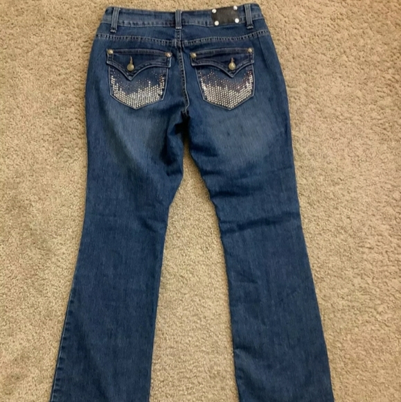 Style & Co Jeans Women's Med Wash Boot Cut Curvy 4P - Picture 8 of 11